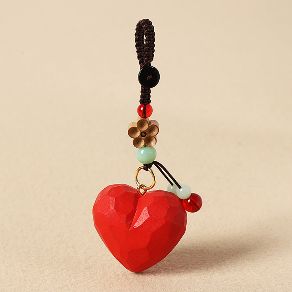 【2個でお得!組み合わせ自由】【星の置物|星のバッグチャーム】 ナチュラル 可愛い 手作り 木彫り 置物 星 月 ハート バッグチャーム 癒し 厄除け オブジェ ストラップ 小さい 玄関 風水 引越し祝い 贈り物 プレゼント 幸運 お守りストラップ ミニチュア 木製雑貨