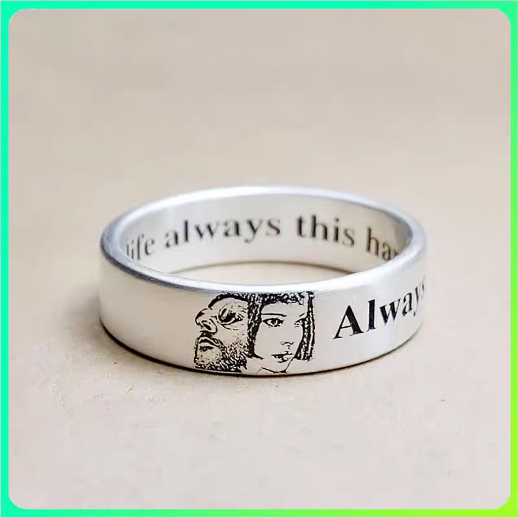 【写真刻印 名入れ】指輪 シルバー 999 リング オーダーメイド リング  オーダー オリジナル ペット 彼女 推し活 プレゼント ギフト シンプル ペット供養 思い出 オリジナルグッズ メモリアルグッズ
