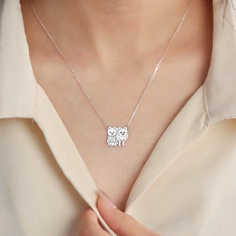 【写真入り 名入れ】シルバー925 ネックレス S925 シルバー 金属アレルギー対応 レディース ペンダント オーダーメイド オリジナル ペット プレゼント ギフト ペット供養 思い出 オーダー オリジナルグッズ メモリアルグッズ