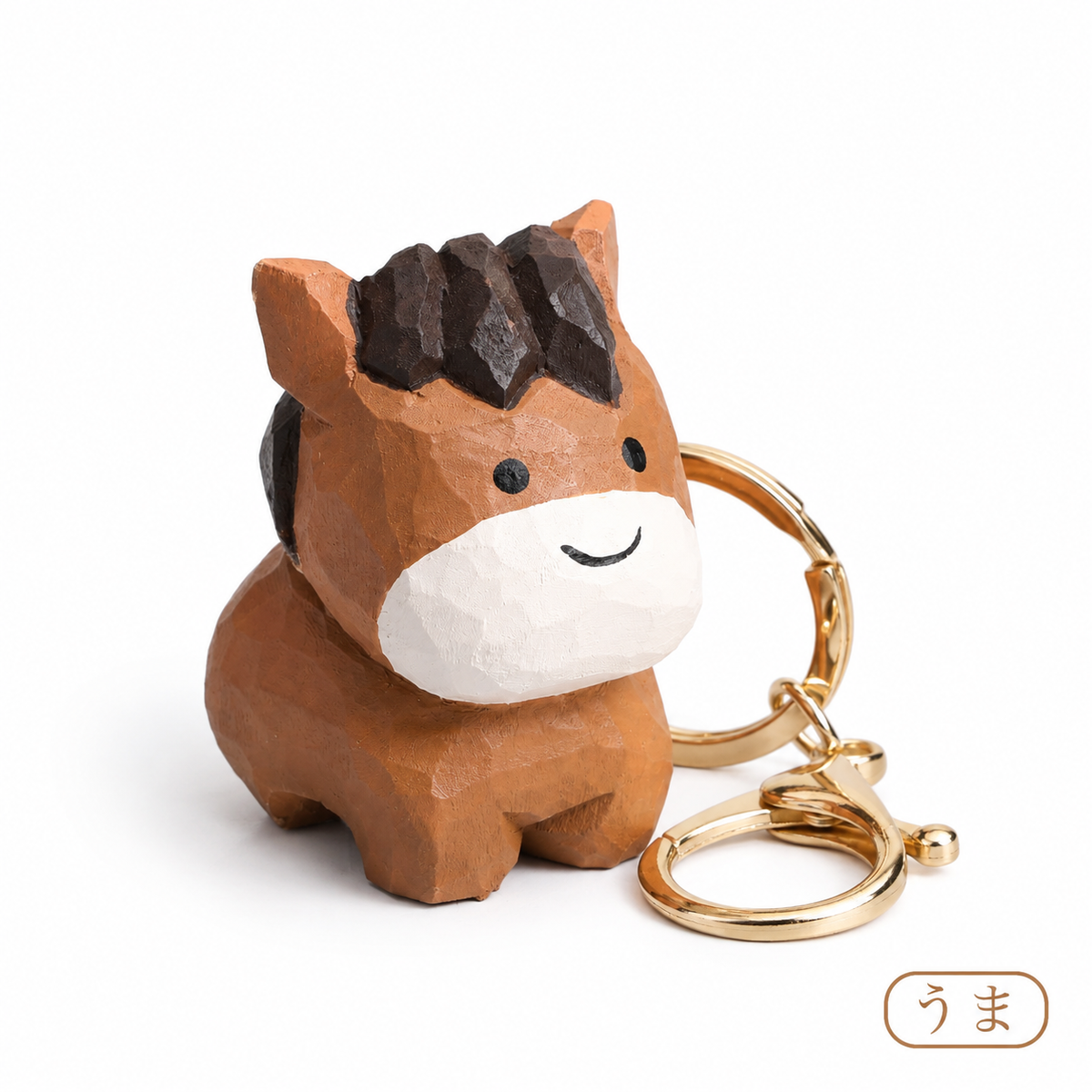 【名入れ｜2点セット｜ラッピング付き】木製 アニマル キーホルダー  名入れ無料 動物 可愛い 十二支 バッグチャーム ペア 彼女/友達への贈り物 木彫り 誕生日プレゼント ミニチュア 癒し