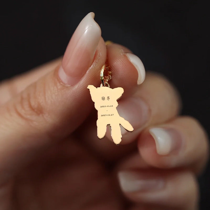 【写真入り 名入れ】シルバー925 ネックレス S925 シルバー 金属アレルギー対応 レディース ペンダント オーダーメイド オリジナル ペット プレゼント ギフト ペット供養 思い出 オーダー オリジナルグッズ メモリアルグッズ