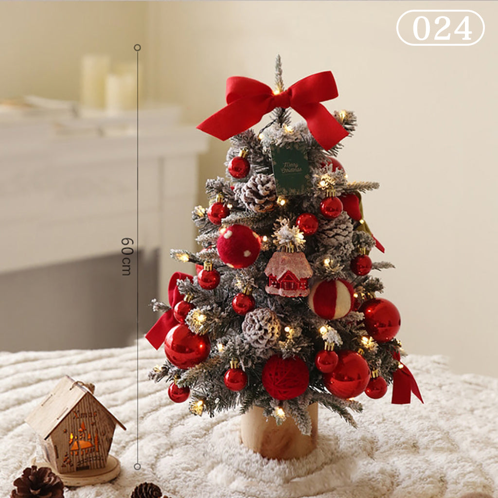 クリスマスツリー ledライト付き オーナメント付き 卓上 飾り おしゃれ 北欧 ナチュラル 足隠し 60cm 45cm 40cm クリスマスグッズ