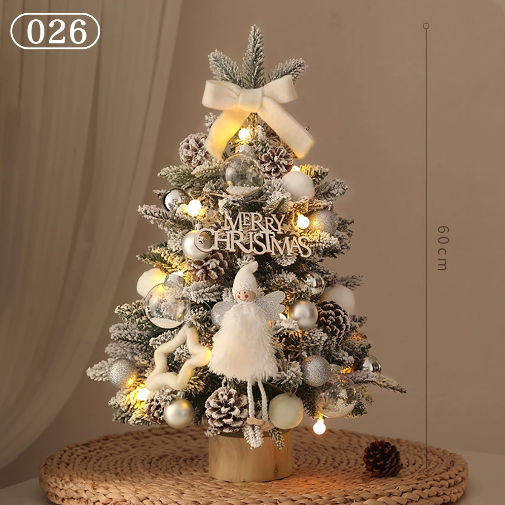 クリスマスツリー ledライト付き オーナメント付き 卓上 飾り おしゃれ 北欧 ナチュラル 足隠し 60cm 45cm 40cm クリスマスグッズ