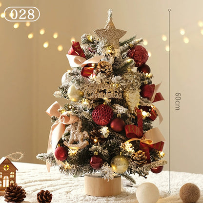 クリスマスツリー ledライト付き オーナメント付き 卓上 飾り おしゃれ 北欧 ナチュラル 足隠し 60cm 45cm 40cm クリスマスグッズ