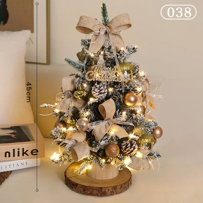 クリスマスツリー ledライト付き オーナメント付き 卓上 飾り おしゃれ 北欧 ナチュラル 足隠し 60cm 45cm 40cm クリスマスグッズ