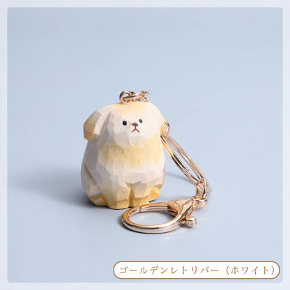 【2個でお得！組み合わせ自由】【名入れ木製キーホルダー ペア｜十二支】手作り キーホルダー 名入れ無料 可愛い 彼女/妻/友達への贈り物 誕生日プレゼント 癒し 干支 キーチェーン バッグチャーム 犬グッヅ 幸運 お守りストラップ