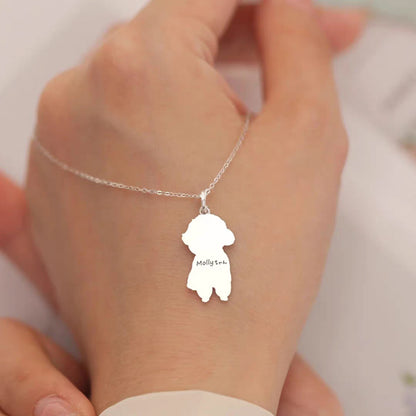 【写真入り 名入れ】シルバー925 ネックレス S925 シルバー 金属アレルギー対応 レディース ペンダント オーダーメイド オリジナル ペット プレゼント ギフト ペット供養 思い出 オーダー オリジナルグッズ メモリアルグッズ