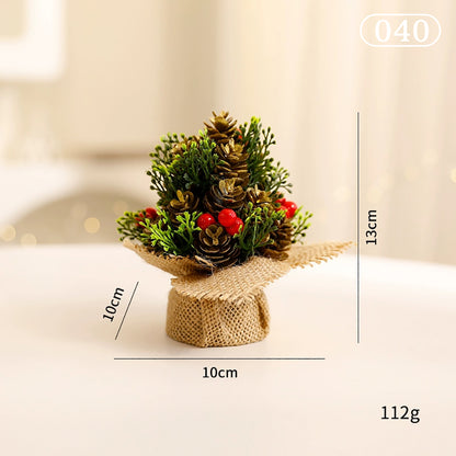 クリスマスツリー ledライト付き オーナメント付き 卓上 飾り おしゃれ 北欧 ナチュラル 足隠し 60cm 45cm 40cm クリスマスグッズ