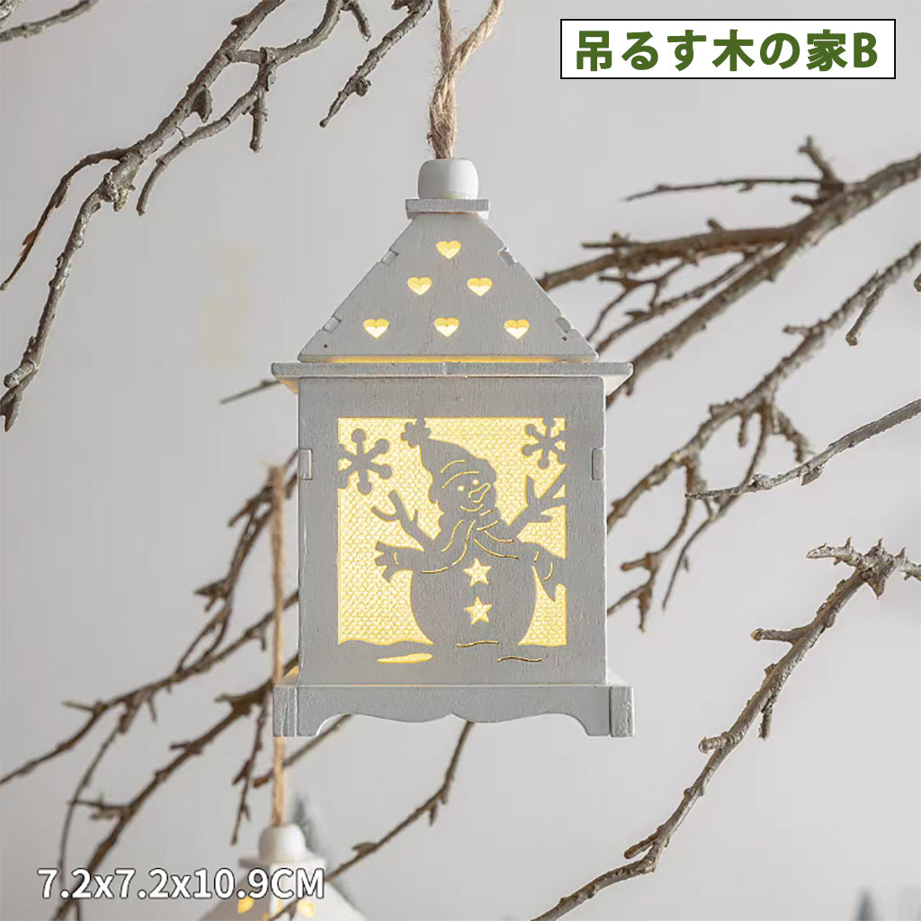 置物 ミニチュア ドールハウス ジオラマ 建築模型 クリスマス 新年 DIYキット LED照明付き 町 商店街 繁華街 路地 インテリア ディスプレイ 北欧 クリスマスグッズ