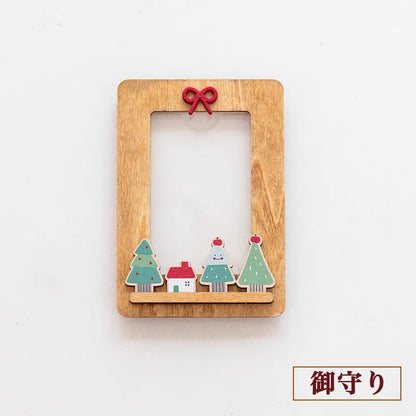 冷蔵庫マグネット クリスマスツリー 御守り 推し活 推し入れ 写真入り かわいい UVカット アクリル 木製 飾りマグネット 冷蔵庫 クリスマスプレゼント 贈り物 プレゼント ギフト