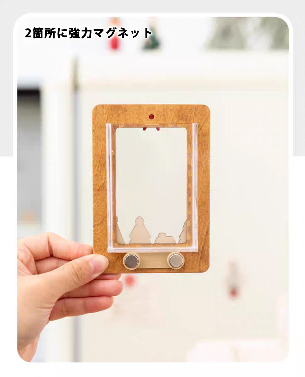 冷蔵庫マグネット クリスマスツリー 御守り 推し活 推し入れ 写真入り かわいい UVカット アクリル 木製 飾りマグネット 冷蔵庫 クリスマスプレゼント 贈り物 プレゼント ギフト