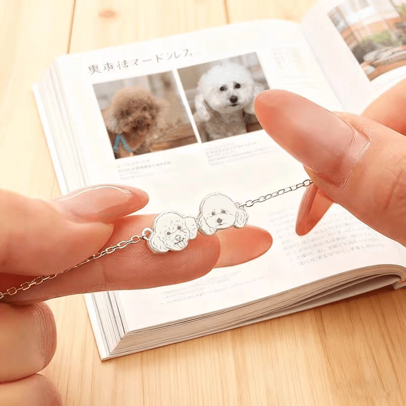 【写真刻印 名入れ】シルバー925 ブレスレット チャーム S925 シルバー 金属アレルギー対応 レディース オーダーメイド オリジナル ペット プレゼント ギフト ペット供養 思い出 オーダー オリジナルグッズ メモリアルグッズ - RabbPig