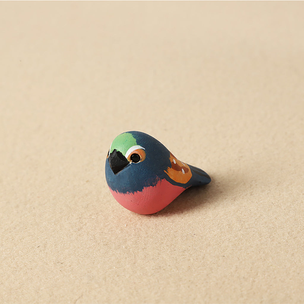2点セット 鳥 木彫り 置物 鳥グッヅ バッグチャーム 癒し ナチュラル 可愛い 手作り 厄除け オブジェ ストラップ 小さい 玄関 風水 引越し祝い 贈り物 プレゼント 幸運 お守りストラップ ミニチュア 木製雑貨