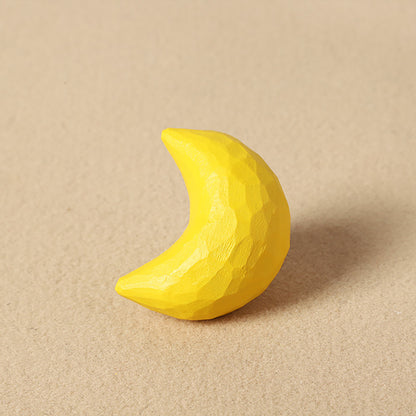 【2個でお得！組み合わせ自由】【星の置物｜星のバッグチャーム】 ナチュラル 可愛い 手作り 木彫り 置物 星 月 ハート バッグチャーム 癒し 厄除け オブジェ ストラップ 小さい 玄関 風水 引越し祝い 贈り物 プレゼント 幸運 お守りストラップ ミニチュア 木製雑貨