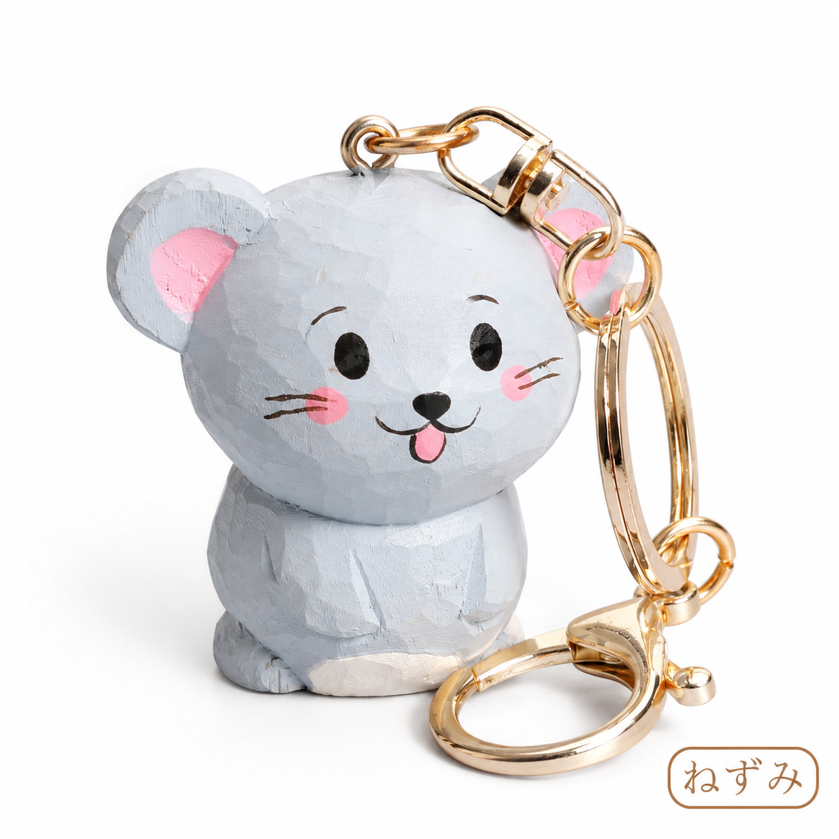 【名入れ｜2点セット｜ラッピング付き】木製 アニマル キーホルダー  名入れ無料 動物 可愛い 十二支 バッグチャーム ペア 彼女/友達への贈り物 木彫り 誕生日プレゼント ミニチュア 癒し