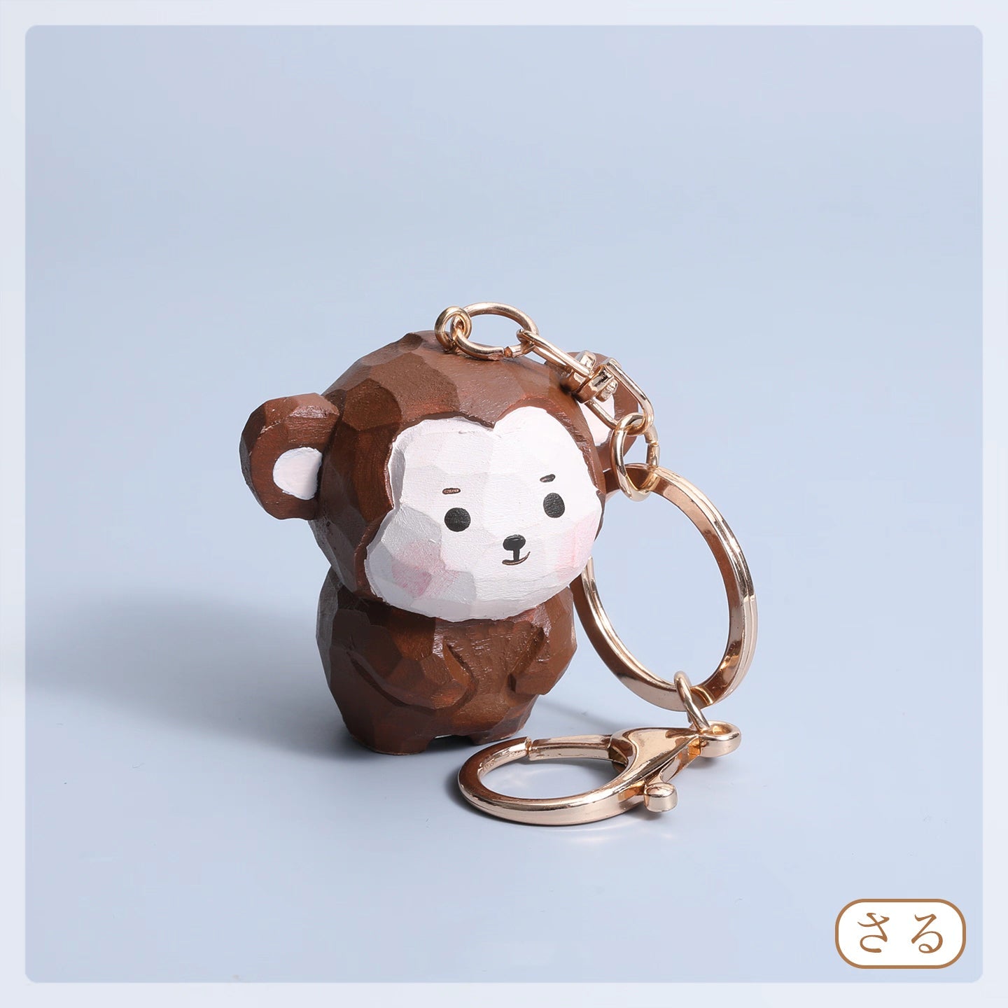 2個でお得！】【名入れキーホルダー｜ペア】動物キーホルダー 木製