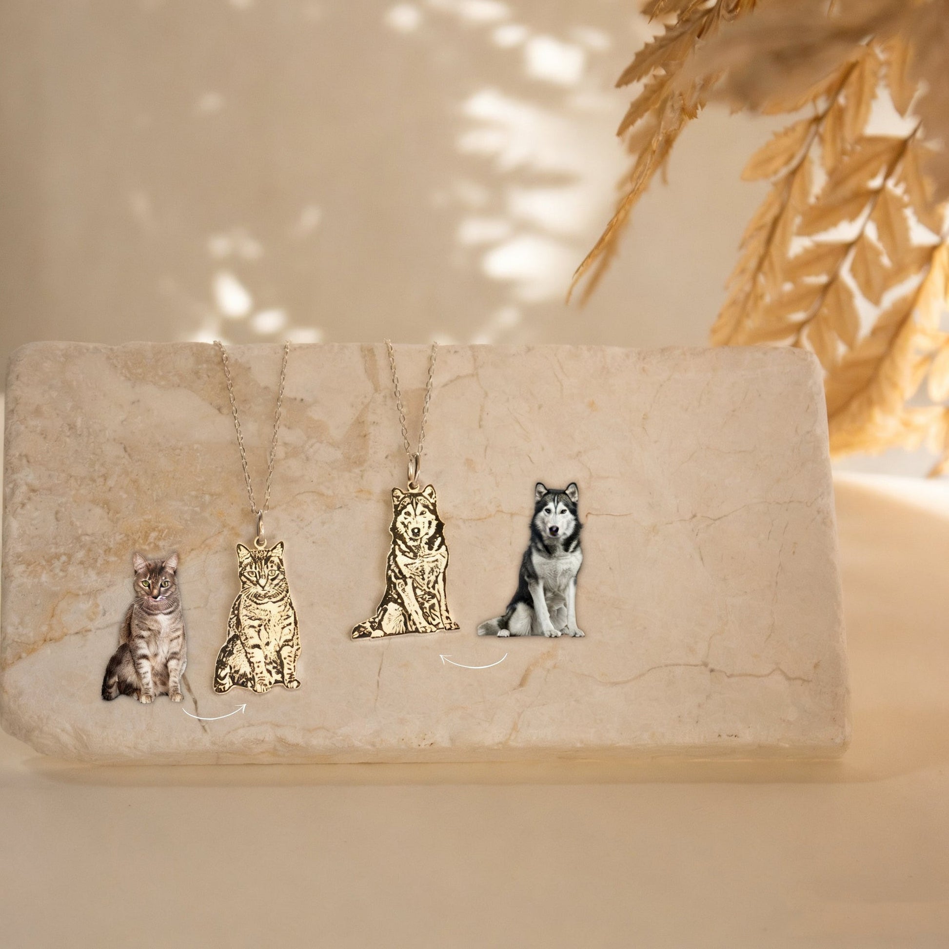 【写真刻印 名入れ】ネックレス ステンレス ペンダント 金属アレルギー対応 写真 全身刻印 レディース オーダーメイド オリジナル ペット プレゼント ギフト ペット供養 思い出 オーダー オリジナルグッズ メモリアルグッズ - RabbPig