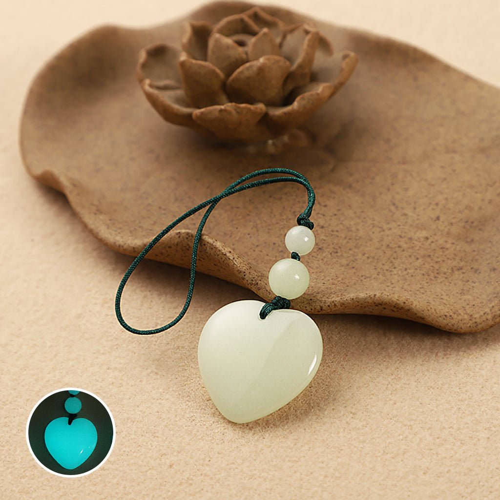 【夜光｜夜光石のバッグチャーム】 可愛い 光る バッグチャーム スマホチャーム 星 月 ハート 癒し 厄除け 夜光 チャーム ストラップ 小さい 贈り物 プレゼント 幸運 ピンアンコウ お守りストラップ ミニチュア - RabbPig