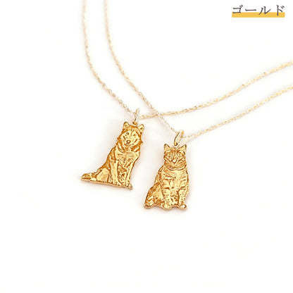 【写真刻印 名入れ】ネックレス ステンレス ペンダント 金属アレルギー対応 写真 全身刻印 レディース オーダーメイド オリジナル ペット プレゼント ギフト ペット供養 思い出 オーダー オリジナルグッズ メモリアルグッズ - RabbPig